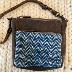 Myra Chevron Crossbody